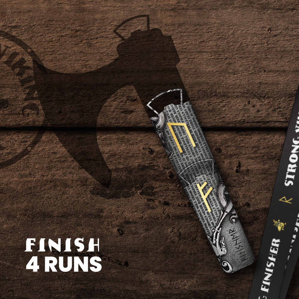 Finish 4 runs: krijg het tweede medailledeel van de Sleipnir Axe.