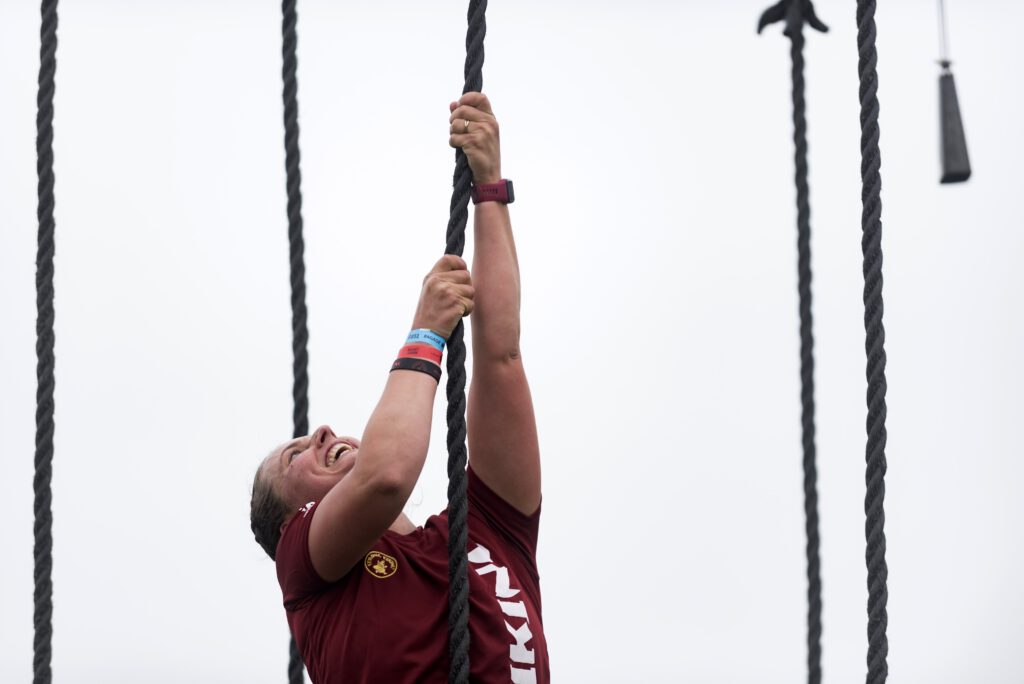 touwklimmen tijdens strong viking